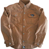 Men's Full Anti-Abrasion Armored Canvas Jacket - Camel - Camel