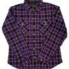 Men's Full Anti-Abrasion Motoshirt – Purple Square - Purple