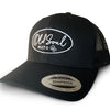 OSM Logo Snapback, black - Black