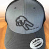 OSM 3D Low Wave Snapback - charcoal/black