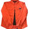 Women's Full Anti-Abrasion Motoshirts - Solid Colour Flannels - Hi-Vis Orange