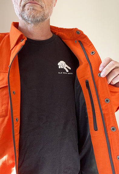 protective kevlar motorcycle shirt