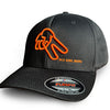 OSM 3D Low Wave FlexFit Hat - Black/Orange