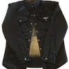 Men's Full Anti-Abrasion Motoshirt - Solid Colours - Black Solid