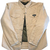 Women's Full Anti-Abrasion Motoshirts - Solid Colour Flannels - Tan Solid
