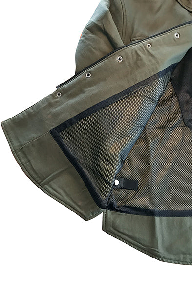 Women's protective kevlar motorcycle shirt