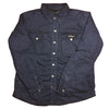 Women's Full Anti-Abrasion Motoshirt, Denim (3 colours) - Indigo denim