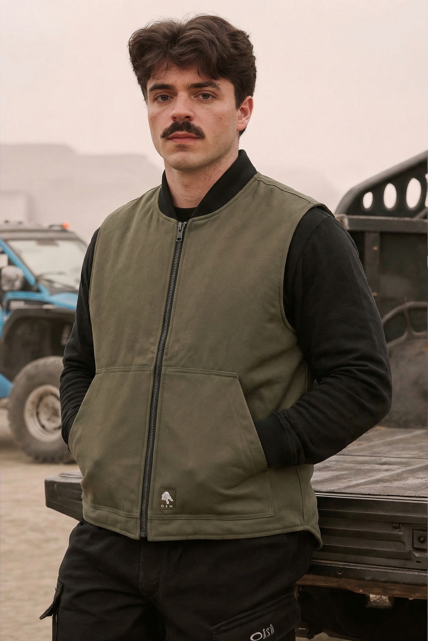 Men's Canvas Motorcycle Jackets & Vests