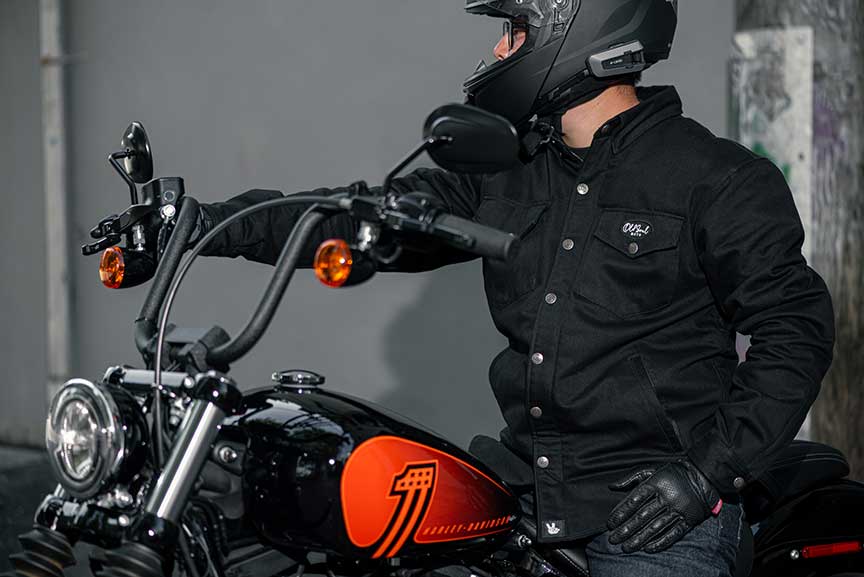 Motorcycle Full Kevlar Lined T-Shirt Ideal for under your jacket