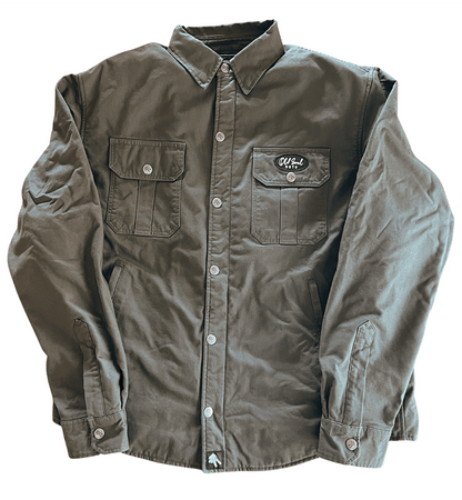 Men’s AAA Armored Canvas Jacket - Olive/Grey