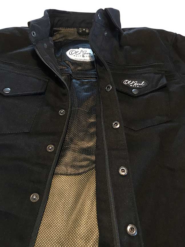 Full Kevlar Canvas/Denim Motorcycle Jacket