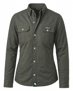 Women's AAA Armored Canvas Jacket - Olive