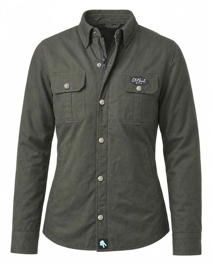 Women's AAA Armored Canvas Jacket - Olive