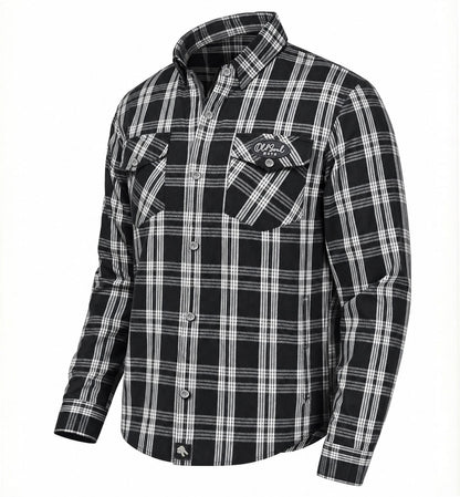 Men's AA Armored Motoshirt - Grid Iron