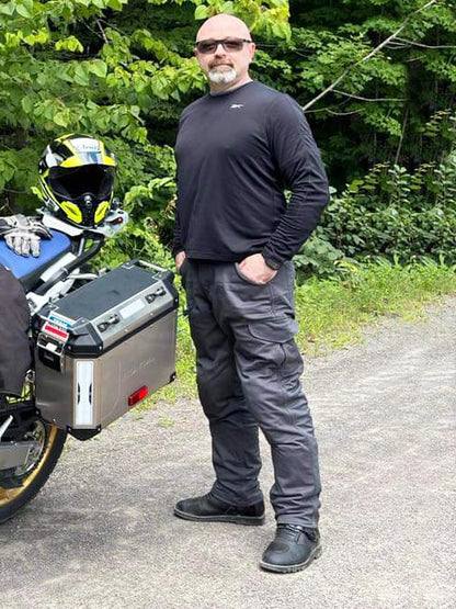 Men's Level 2 Motorcycle Pants with Full Anti-Abrasion lining