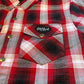 Men's Full Anti-Abrasion Motoshirt – Red + Black Plaid