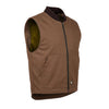 Protective Motorcycle Vest - CE 2 back armor - Camel