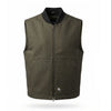 Canvas Motorcycle Vest - with CE 2 back armor - Olive