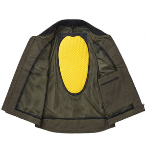 Kevlar motorcycle vest with CE 2 Armor