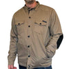 Men's Waterproof Kevlar Motorcycle Shirt - Class AA, solid colour - Tan