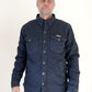 Protective motorcycle denim jacket with full kevlar lining and removable armor