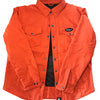 Men's Kevlar Motorcycle Shirt - Solid Colour Flannels - Hi-Vis Orange