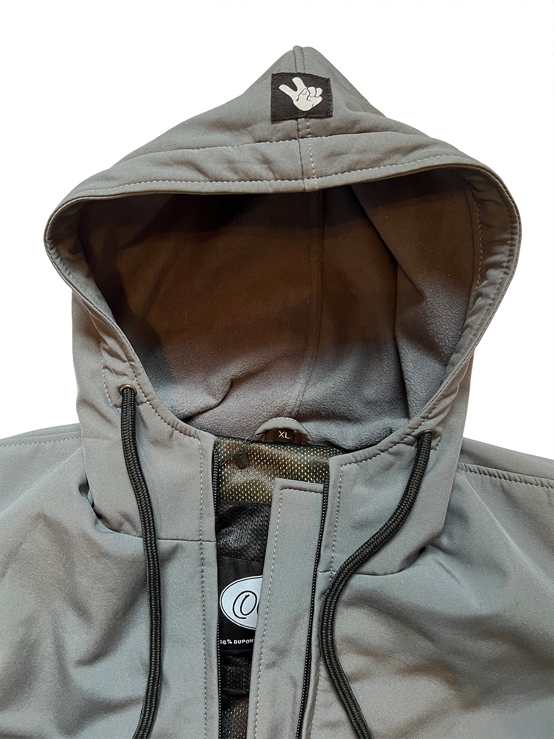 Protective motorcycle hoodie with full kevlar lining and removable armor