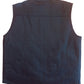 Protective motorcycle vest with full kevlar lining and removable armor